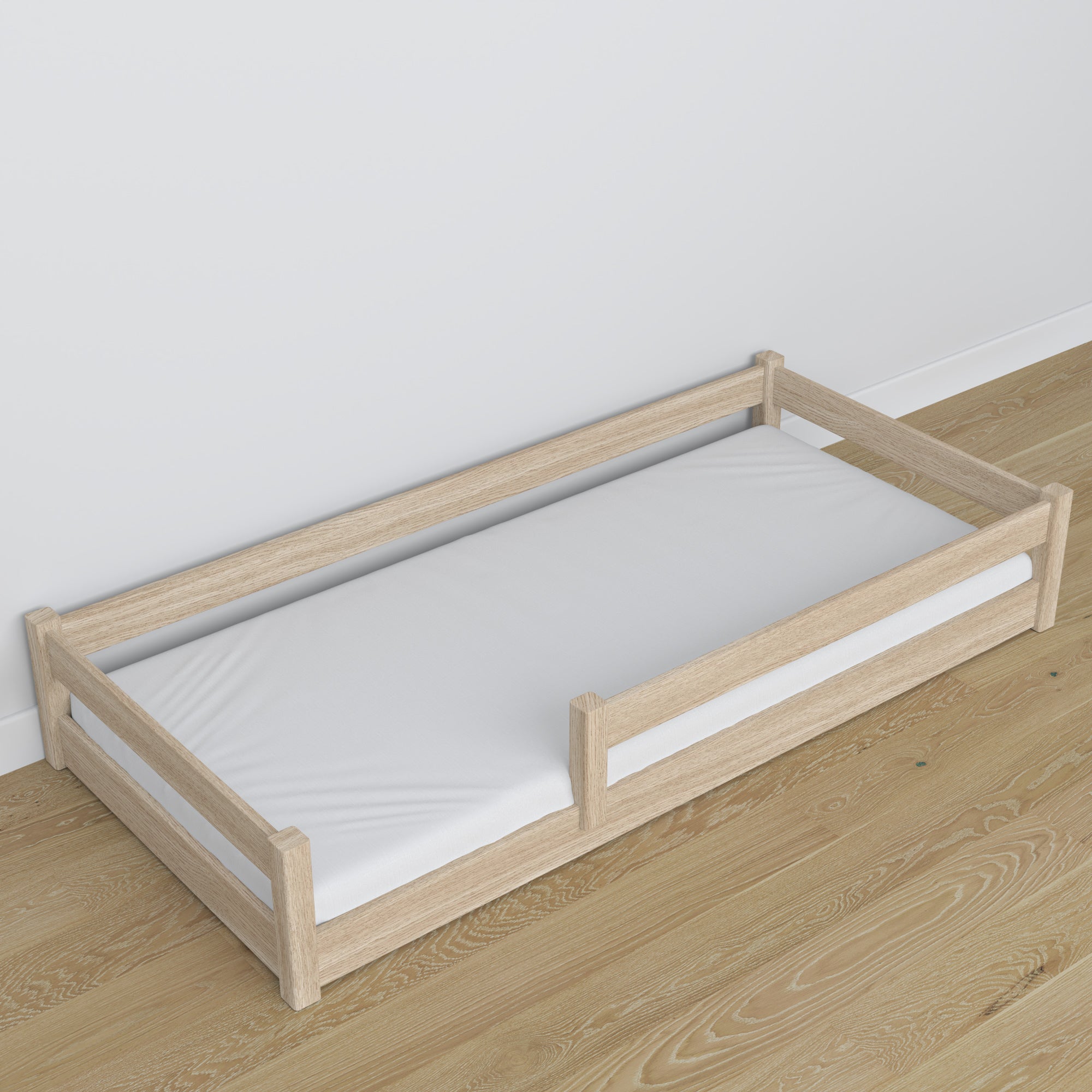 Oak low bed N02 oak bleached
