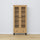 Oak display cabinet 1S 90 Scandi oak natural / black