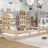 Oak low bed N01 oak bleached