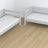 Grey Wooden Bunk Bed with Drawer – Scandi Children’s Room Arrangement