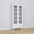 Wooden display cabinet 1S 90 Scandi white