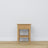 Oak bedside table 1S N01 Scandi oak natural