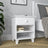 Wooden bedside table 1S N02 Scandi white