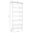 Oak shelf 1S 80 Scandi oak natural / black