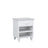 Wooden bedside table 1S N02 Scandi white