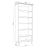 Oak shelf 1S 80 Scandi oak natural / black