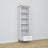 Wooden shelf 1S 57 Scandi white / oak
