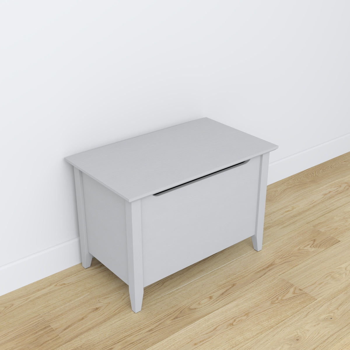 Wooden chest Scandi grey