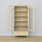 Pine display cabinet 1S 90 Scandi clear pine