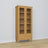 Pine display cabinet 1S 90 Scandi natural pine
