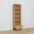 Oak shelf 1S 57 Scandi oak natural / black
