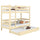 Clear Pine Wooden Bunk Bed with Mattress Drawer – Scandi Children’s Room