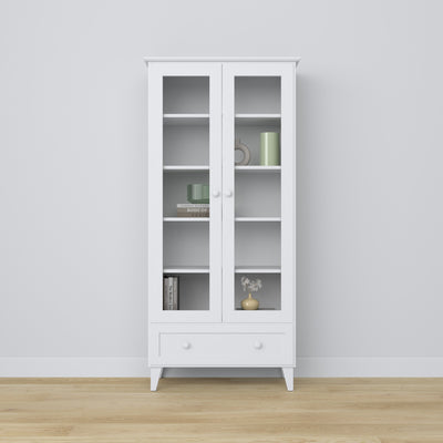 Wooden display cabinet 1S 90 Scandi RAL/NCS