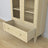 Pine display cabinet 1S 90 Scandi clear pine