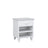 Wooden bedside table 1S N02 Scandi white