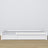 Wooden low bed N02 white