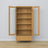 Pine display cabinet 1S 90 Scandi natural pine