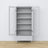 Wooden display cabinet 1S 90 Scandi grey
