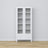 Wooden display cabinet 1S 90 Scandi white