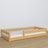 Wooden low bed N02 natural pine