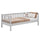 Sofa bed wooden grey – children’s room, Scandinavian style Nizio