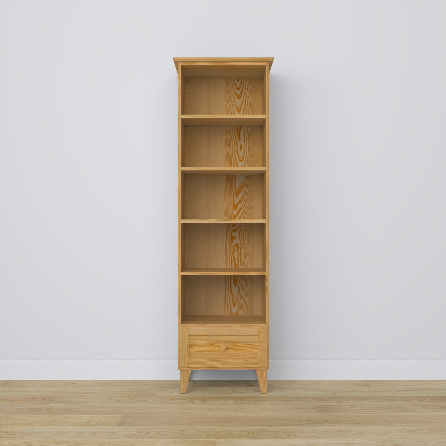Pine shelf 1S 57 Scandi natural pine