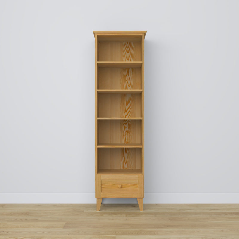Pine shelf 1S 57 Scandi natural pine