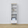 Wooden shelf 1S 57 Scandi white / oak