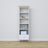 Wooden shelf 1S 57 Scandi white / oak