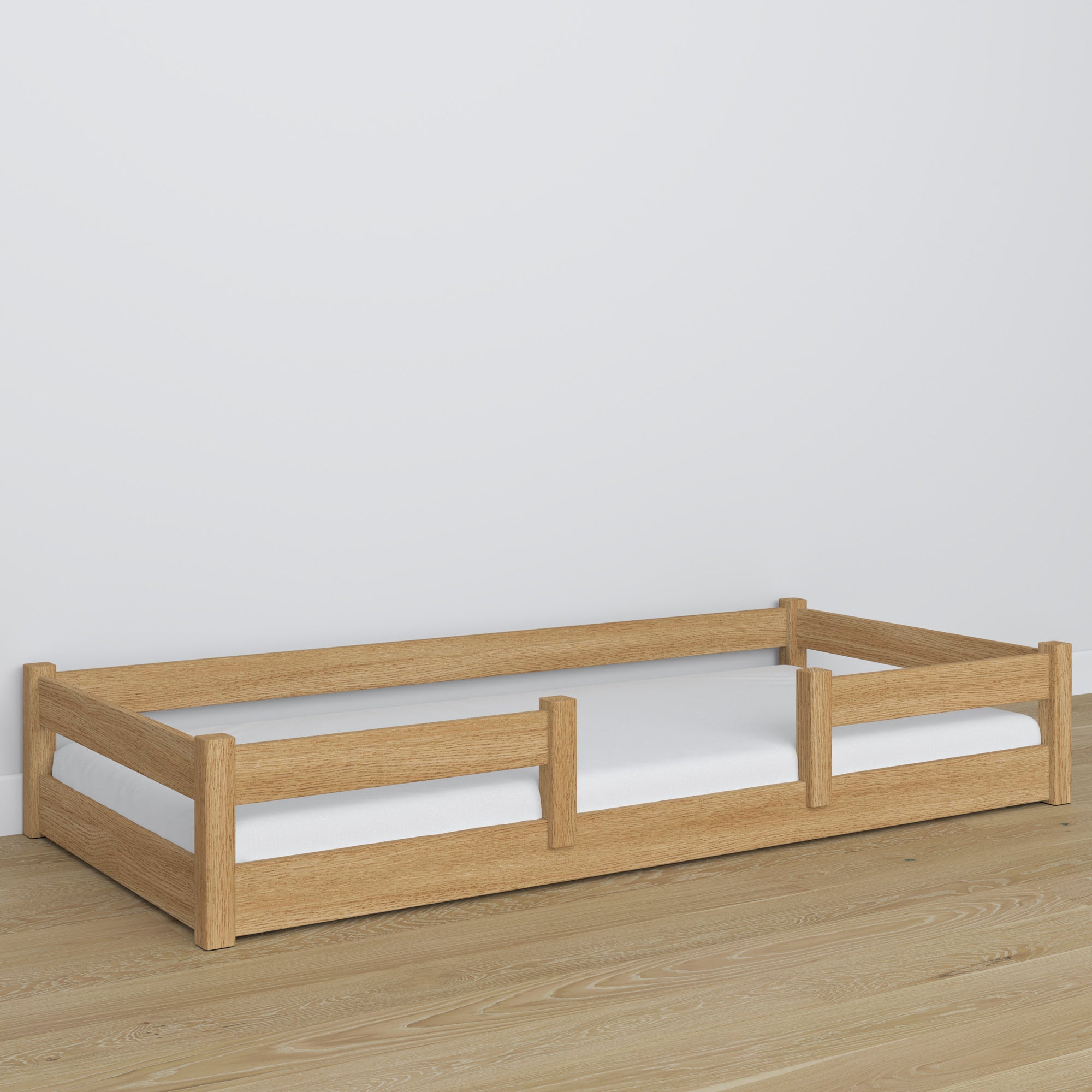 Oak low bed N01 oak natural