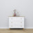 Wooden chest of drawers 3S 105 Scandi white / natural oak