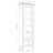Pine display cabinet 1S 57 Scandi natural pine