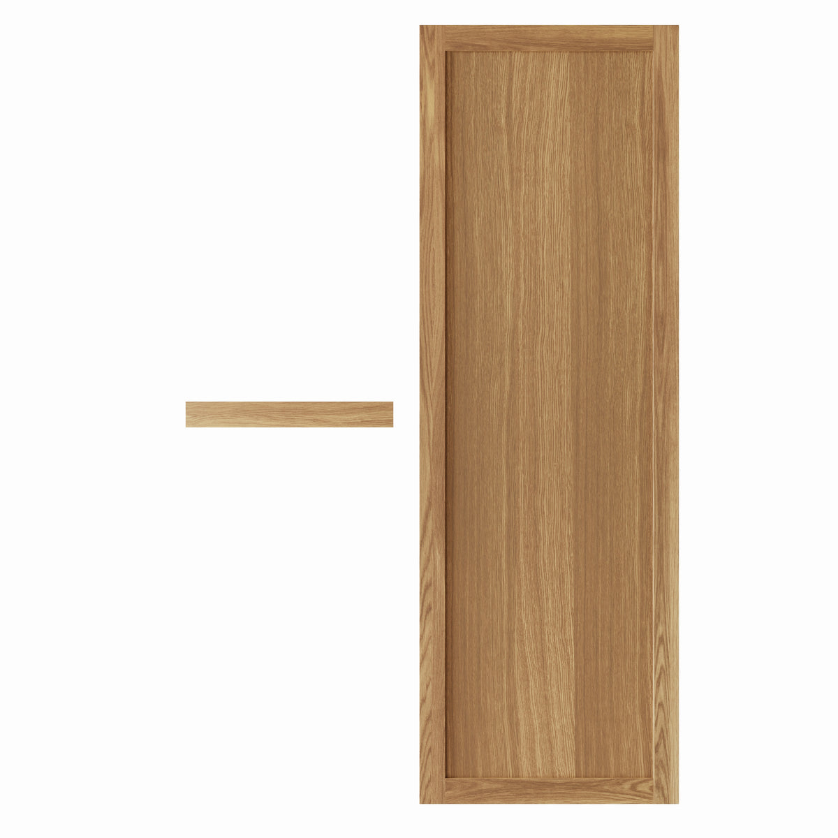Natural oak furniture front
