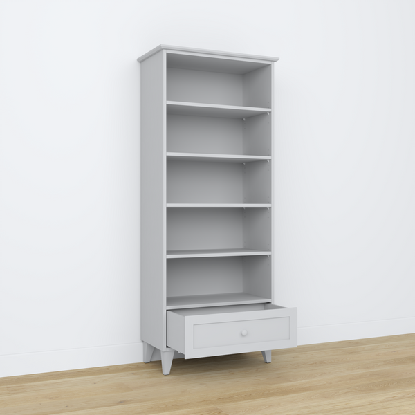 Wooden shelf 1S 80 Scandi grey
