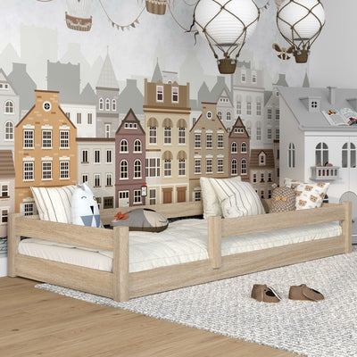 Oak low bed N02 oak bleached