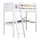 Loft Bed with Desk N04 Wooden in Custom RAL/NCS Color – Solid Wood, Nizio