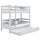 Grey Wooden Bunk Bed with Mattress Drawer – Scandi Children’s Room