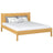 Pin natural cu pat dublu din lemn – dormitor, lemn masiv, stil scandinav