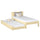 Wooden bed with mattress drawer clear pine – child’s room, scandi Nizio