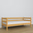 Łóżko sofa N01 sosna naturalna – dodatkowy widok, bezpieczna konstrukcja