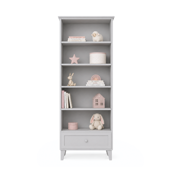 Wooden shelf 1S 80 Scandi grey