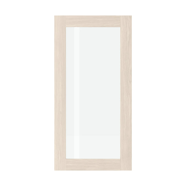 Oak front with glass